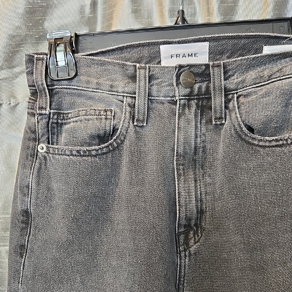 FRAME Le Jane High-Rise Straight Leg Jeans - Size 24